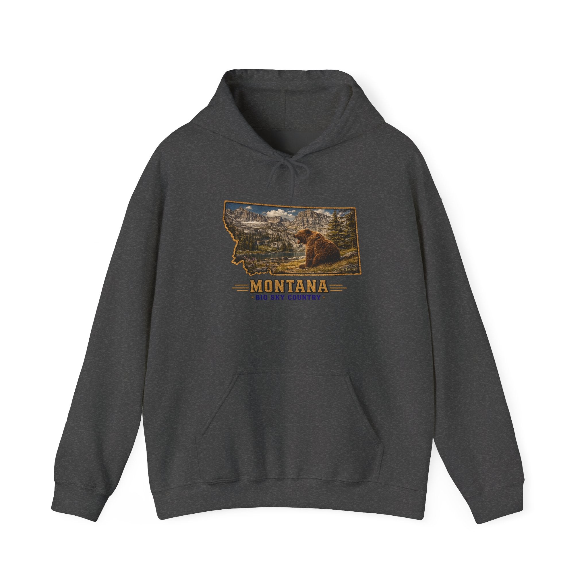 Montana Bear Wilderness Sweatshirt – Vintage Big Sky Country Graphic Pullover