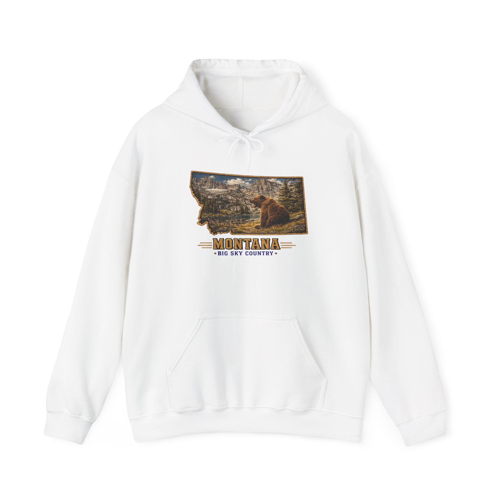 Montana Bear Wilderness Sweatshirt – Vintage Big Sky Country Graphic Pullover