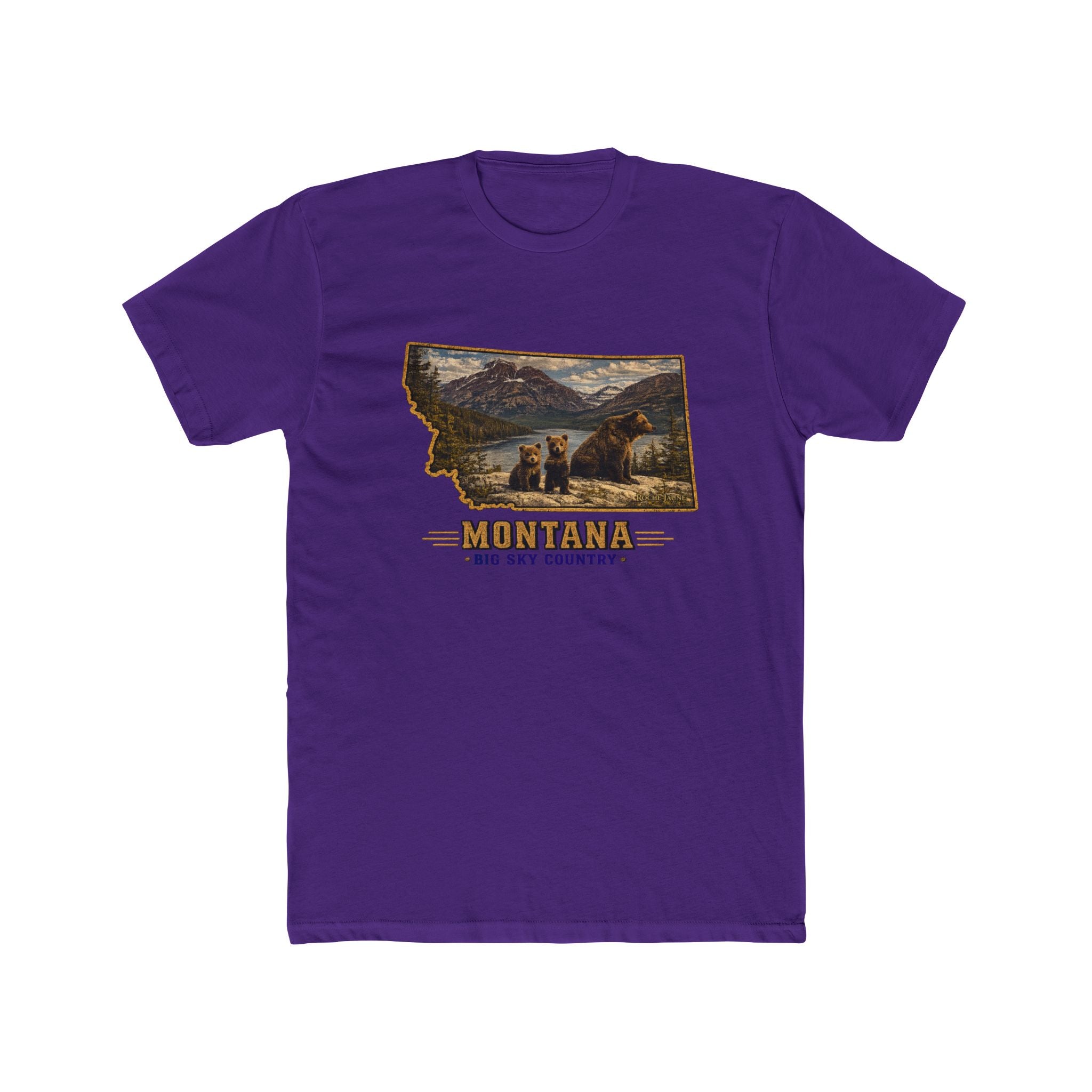 Montana Bear Family T-Shirt – Vintage Big Sky Country Wildlife Graphic Tee