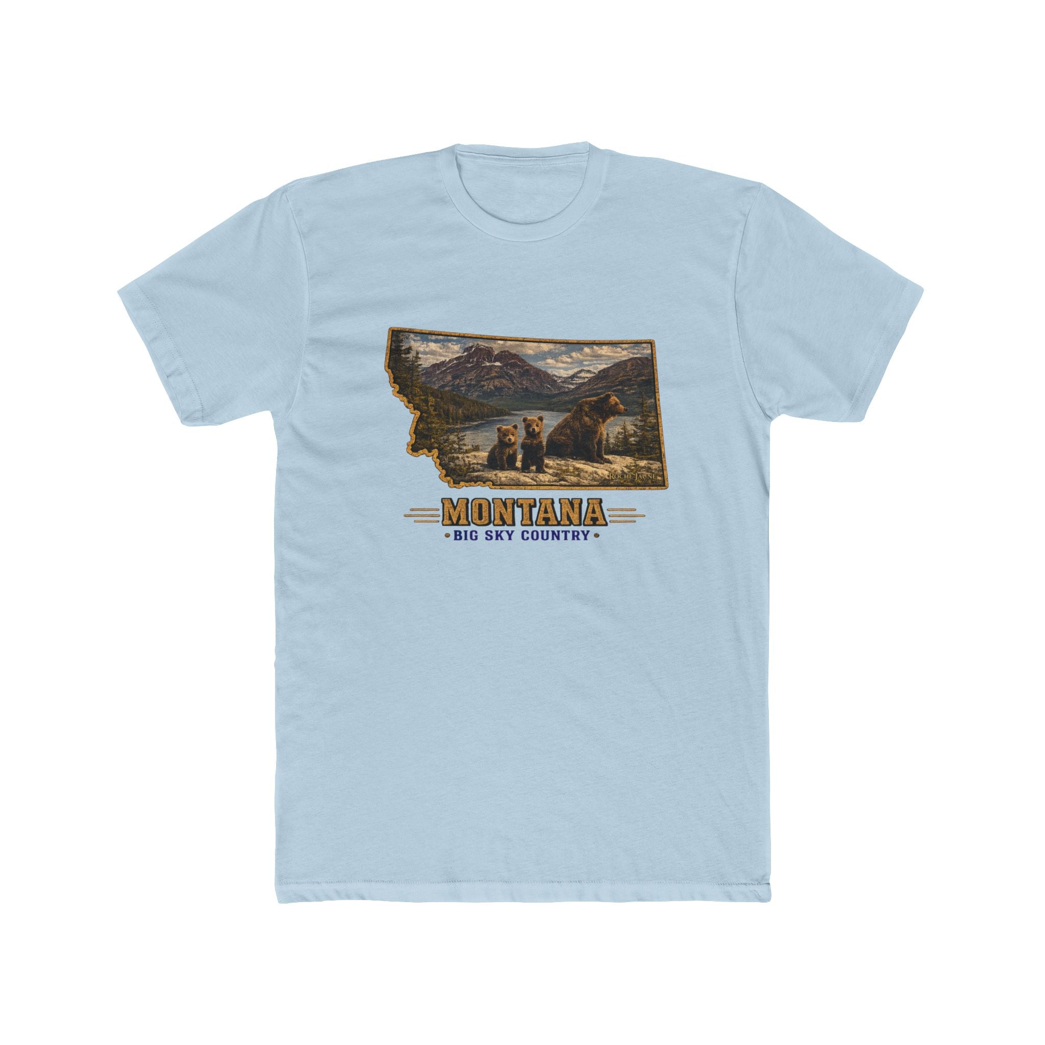 Montana Bear Family T-Shirt – Vintage Big Sky Country Wildlife Graphic Tee