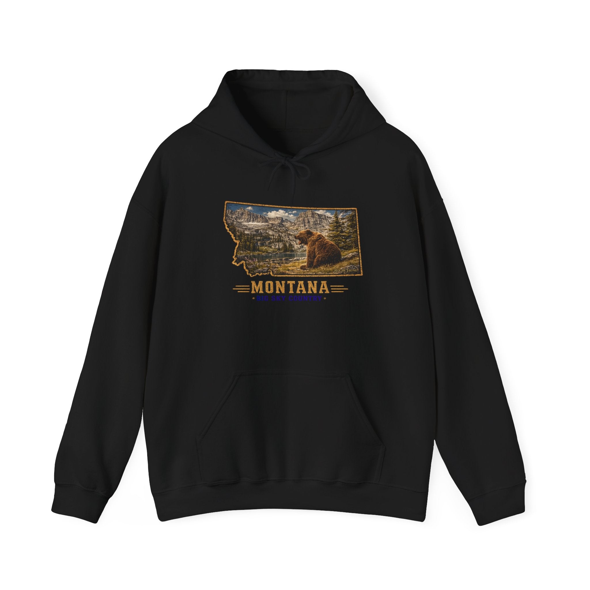 Montana Bear Wilderness Sweatshirt – Vintage Big Sky Country Graphic Pullover