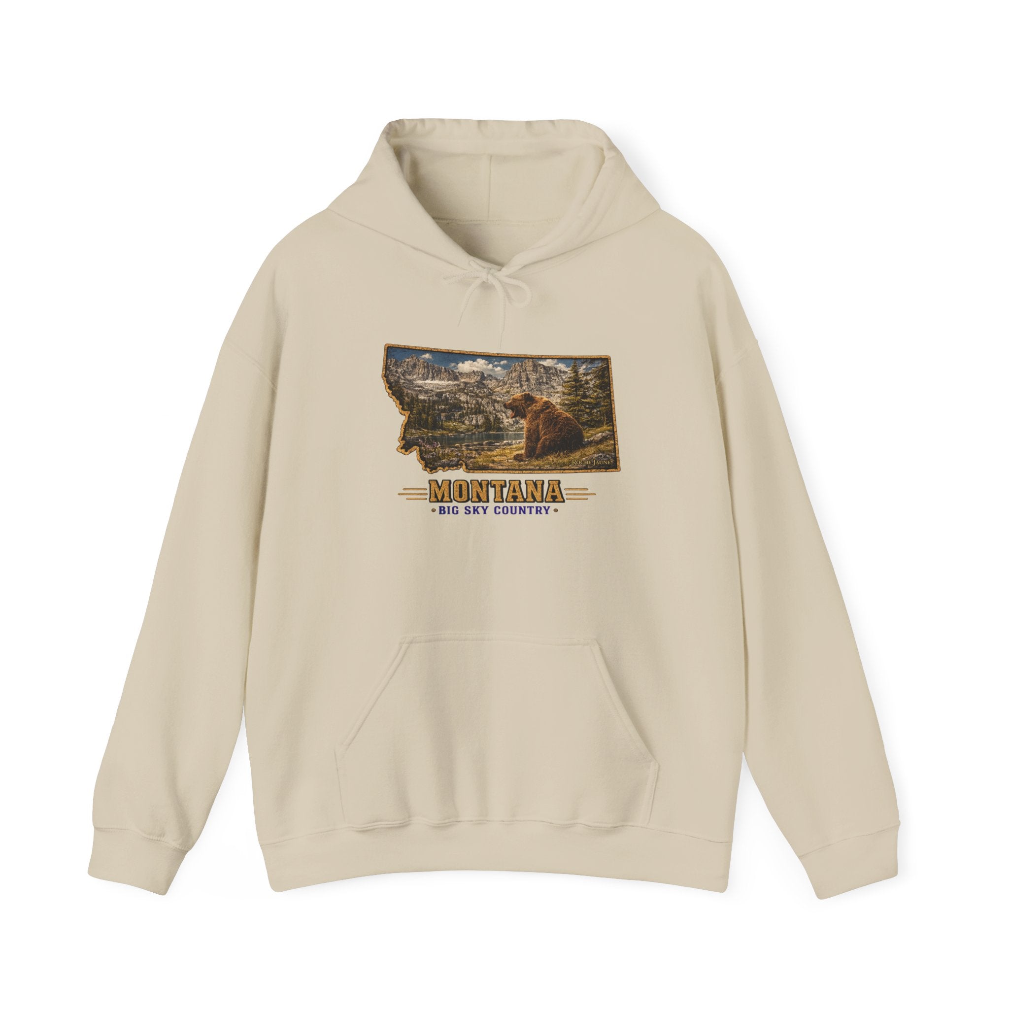 Montana Bear Wilderness Sweatshirt – Vintage Big Sky Country Graphic Pullover