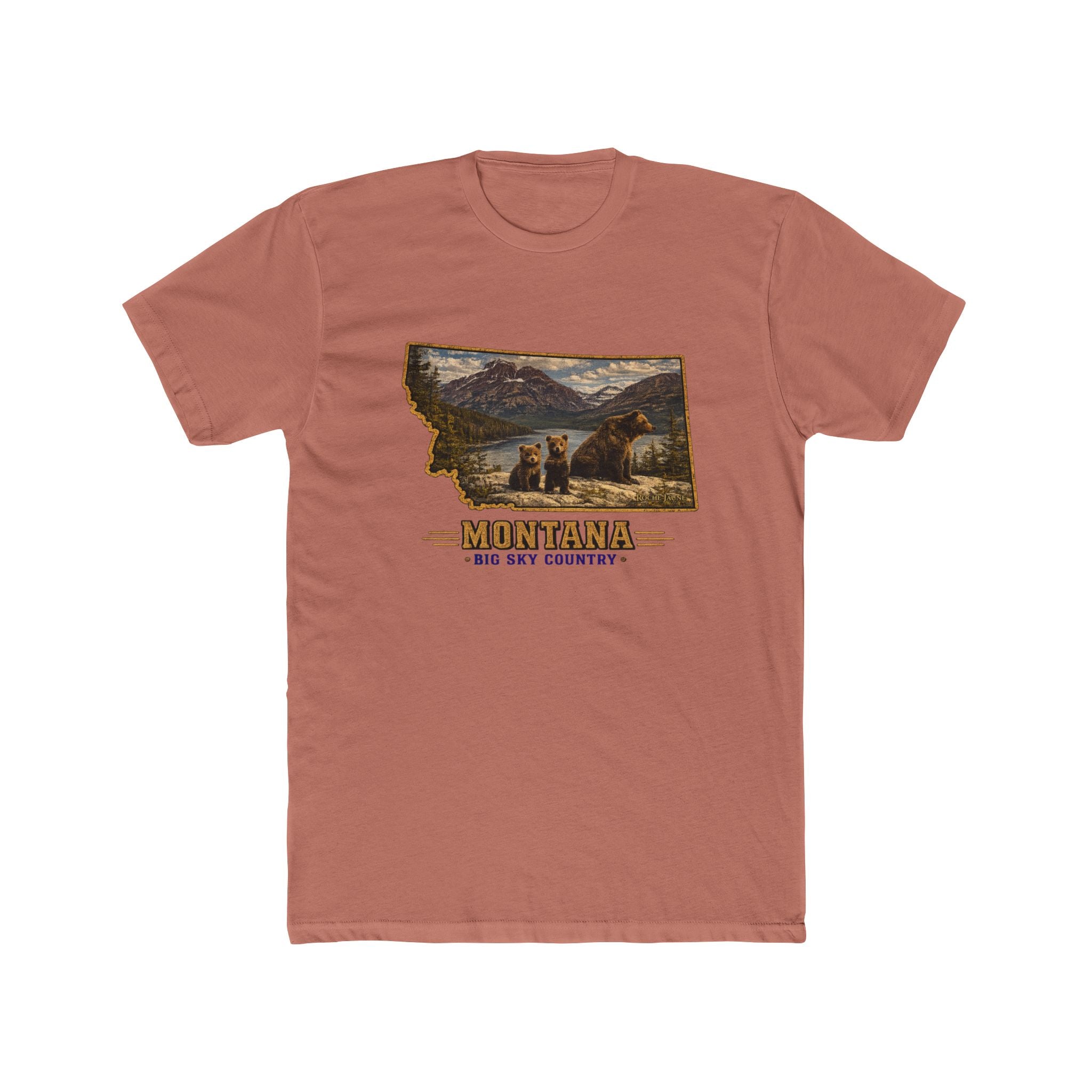 Montana Bear Family T-Shirt – Vintage Big Sky Country Wildlife Graphic Tee