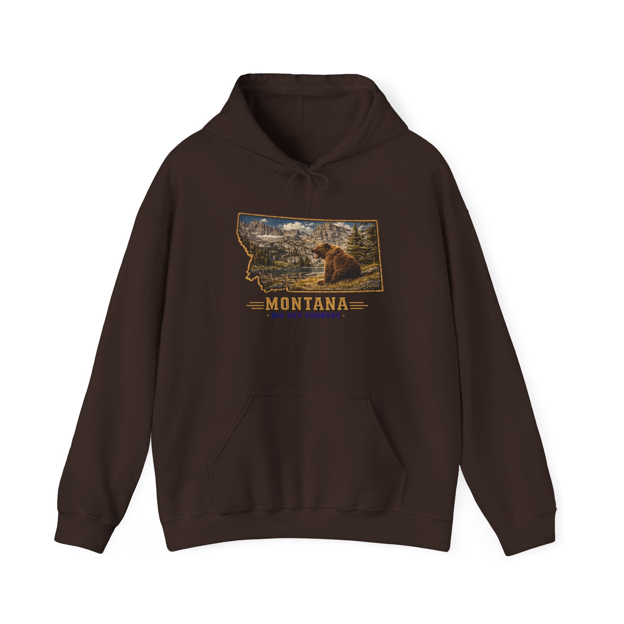 Montana Bear Wilderness Sweatshirt – Vintage Big Sky Country Graphic Pullover