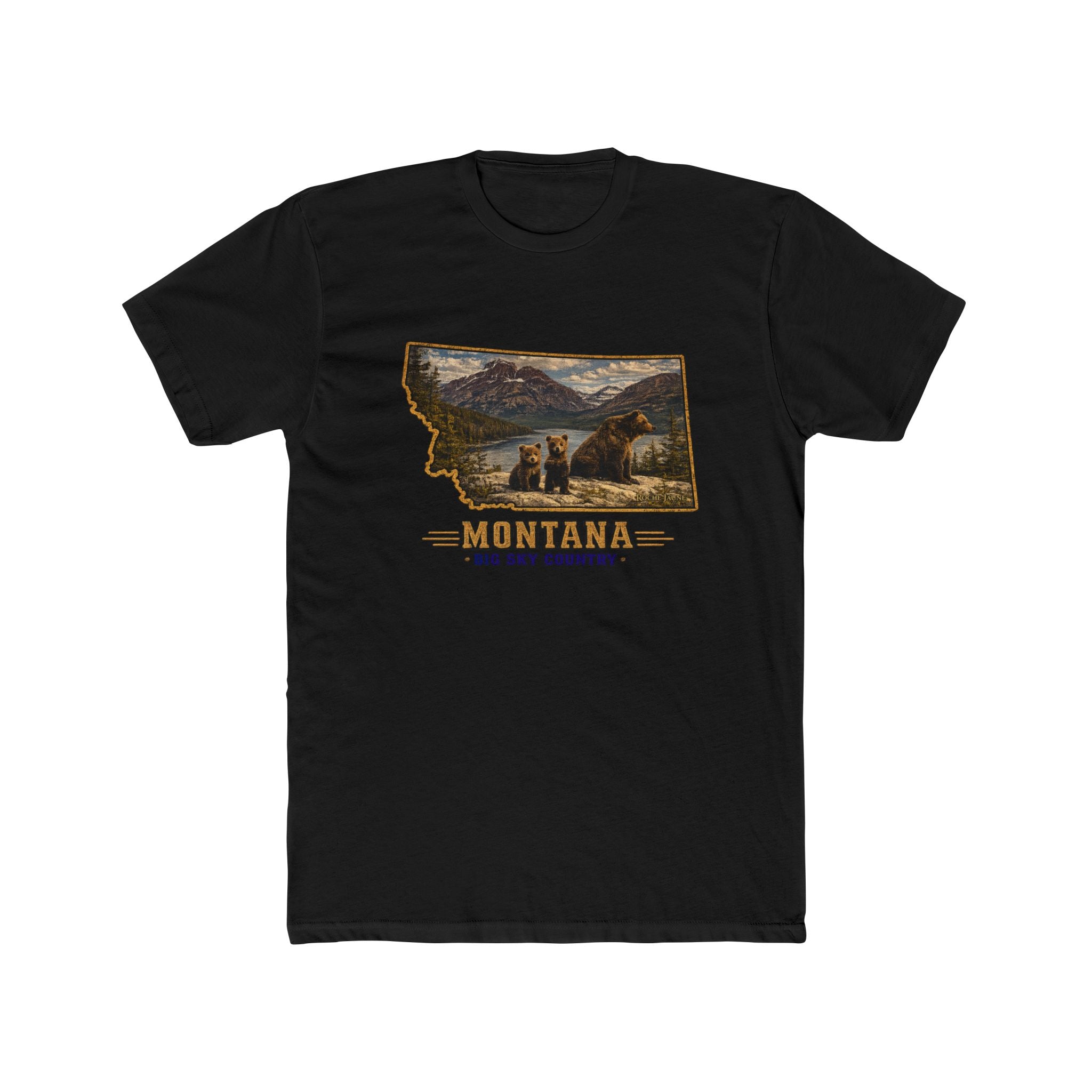 Montana Bear Family T-Shirt – Vintage Big Sky Country Wildlife Graphic Tee