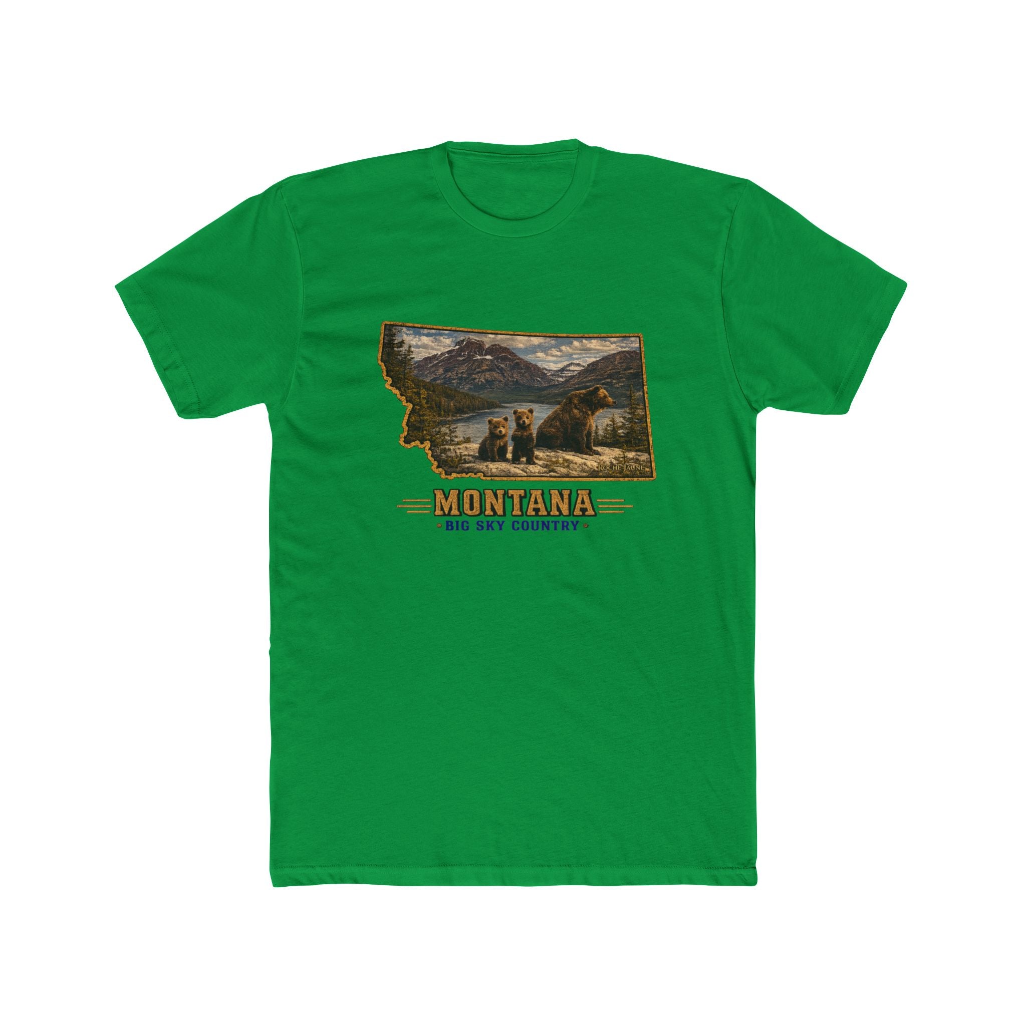 Montana Bear Family T-Shirt – Vintage Big Sky Country Wildlife Graphic Tee